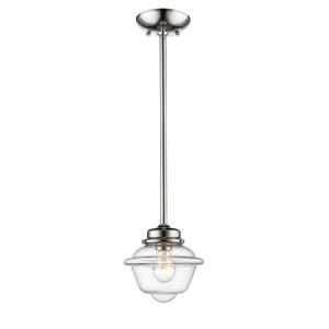 Neo-Industrial-One Light Mini Pendant-7.5 Inches Wide by 43.5 Inches High