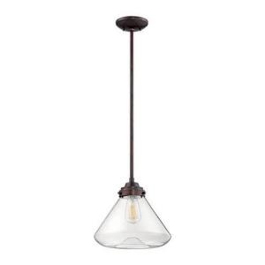 1 Light Pendant-12.5 Inches Wide by 48 Inches High