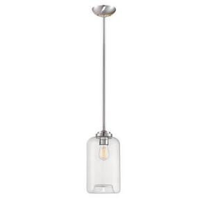 One Light Mini Pendant-7 Inches Wide by 52 Inches High