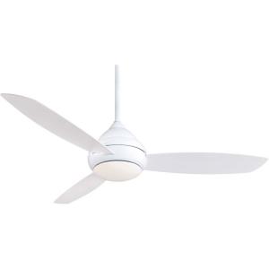Concept I - Ceiling Fan with Light Kit in Traditional Style - 18.5 inches tall by 58 inches wide