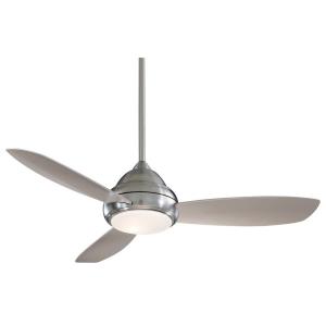 Concept I - Ceiling Fan with Light Kit in Traditional Style - 17.5 inches tall by 52 inches wide
