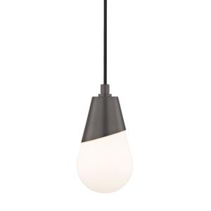 Cora-One Light Pendant in Style-5 Inches Wide by 9.5 Inches High