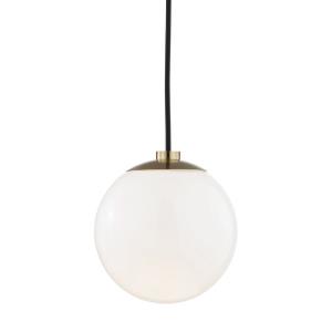 Stella-One Light Pendant in Style-7 Inches Wide by 7.5 Inches High