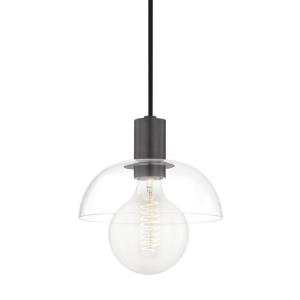 Kyla-One Light Pendant in Style-9 Inches Wide by 11 Inches High