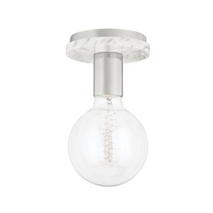 Chloe-One Light Semi-Flush Mount in Style-5 Inches Wide by 9 Inches High