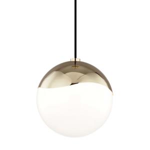 Ella-One Light Large Pendant in Style-10.5 Inches Wide by 11 Inches High