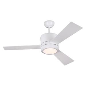 3 Blade Ceiling Fan with Handheld Control in Modern Style - 42 Inches Wide by 14.6 Inches High