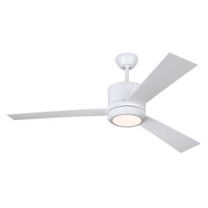 3 Blade Ceiling Fan with Handheld Control in Modern Style - 52 Inches Wide by 14.6 Inches High