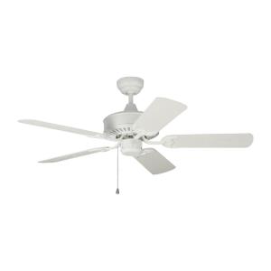 Haven - 5 Blade Outdoor Ceiling Fan with Pull Chain Control in Outdoor Style - 44 Inches Wide by 13.9 Inches High