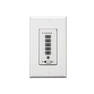 6 Speed Ceiling Fan Wall Control, Controls Light On/Off, Dimmer and Rotation Direction