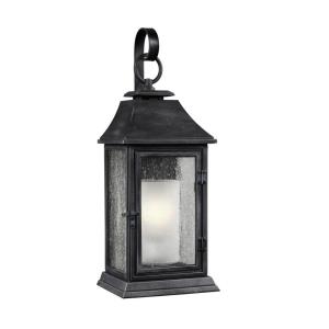 Sean Lavin-One Light Outdoor Wall Sconce in Transitional Style-7.38 Inches Wide by 19.13 Inches Tall