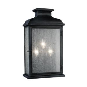 Sean Lavin-Three Light Outdoor Wall Sconce in Transitional Style-10 Inches Wide by 18.13 Inches Tall
