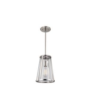 Harrow - 1 Light Mini-Pendant in Modern Style - 8 Inches Wide by 12 Inches High