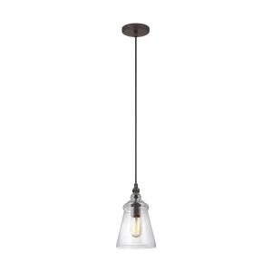 Loras - Pendant 1 Light in Traditional Style - 5.75 Inches Wide by 9.5 Inches High