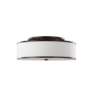 Lennon - Five Light Semi-Flush Mount in Transitional Style - 30.25 Inches Wide by 11.5 Inches High