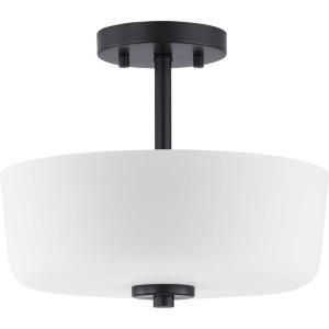 Tobin - Close-to-Ceiling Light - 2 Light - Bowl Shade in Modern style - 12.25 Inches wide by 10.13 Inches high