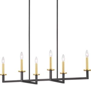 Blakely - Chandeliers Light - 6 Light in Modern style - 40 Inches wide by 15.63 Inches high