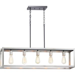 Union Square - Chandeliers Light - 5 Light in Coastal style - 38 Inches wide by 9.75 Inches high