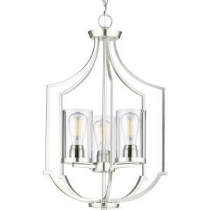 Lassiter - 3 Light - Cylinder Shade in Modern style - 16.63 Inches wide by 26 Inches high