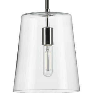 Clarion - Pendants Light - 1 Light - Cone Shade in Coastal style - 9 Inches wide by 11.38 Inches high