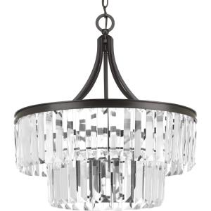 Glimmer - Pendants Light - 5 Light - Drop Shade in Luxe and New Traditional and Transitional style - 22.25 Inches wide by 23.88 Inches high