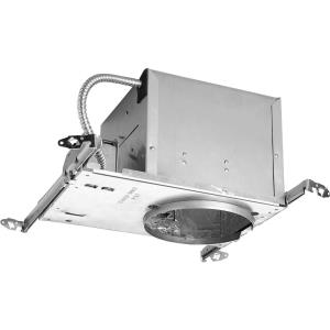 Recessed Housing - 8.375 Inch Width - 1 Light - Line Voltage - Damp Rated