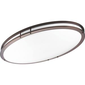LED CTC COMM - Close-to-Ceiling Light - 1 Light - 120-277 VAC - Damp Rated in Modern style - 18 Inches wide by 4.75 Inches high