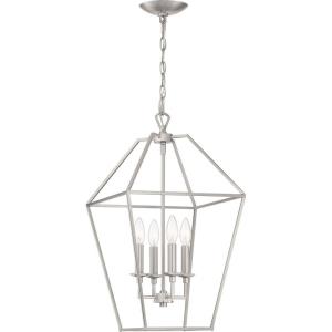 Aviary Chandelier 4 Light Steel - 23.25 Inches high
