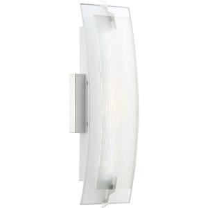 Platinum Collection Stream - 8W 1 LED Wall Sconce - 16 Inches high