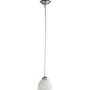 Ashton - 1 Light Stem Pendant in Quorum Home Collection style - 6.5 inches wide by 9.75 inches high
