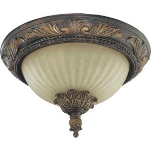 Madeleine - 2 Light Flush Mount in Traditional style - 13.5 inches wide by 8.75 inches high