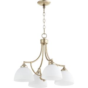 Enclave - 4 Light Nook Pendant in Quorum Home Collection style - 22 inches wide by 18 inches high