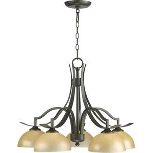 Atwood - 5 Light Chandelier in Transitional style - 26 inches wide by 24.5 inches high