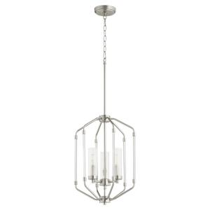 Citadel - 3 Light Entry Pendant in style - 14 inches wide by 20.5 inches high