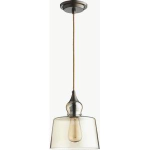1 Light Pendant in Transitional style - 8.5 inches wide by 10 inches high
