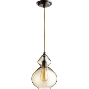1 Light Pendant in Transitional style - 7.75 inches wide by 11.25 inches high