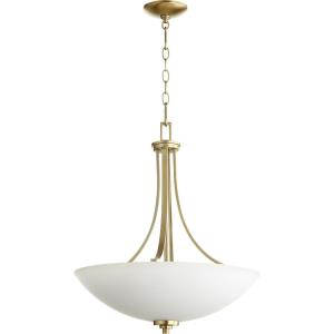 Reyes - 4 Light Pendant in Quorum Home Collection style - 19.5 inches wide by 24 inches high