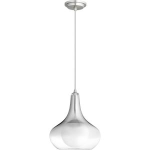 Genie - 1 Light Ball Pendant in Transitional style - 11.13 inches wide by 14.38 inches high