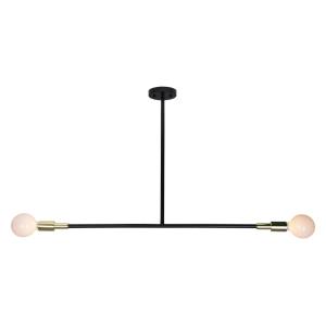 Pairs - Two Light Small Linear Pendant