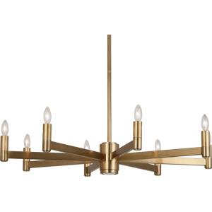 Delany-Ten Light Chandelier-35.5 Inches Wide by 5.63 Inches High