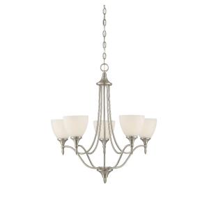 5 Light Chandelier-Contemporary Style with Transitional and Traditional Inspirations-27.5 inches tall by 21 inches wide