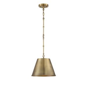 1 Light Pendant-Traditional Style with Transitional and Contemporary Inspirations-8.5 inches tall by 12 inches wide