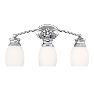 3 Light Bath Bar-Transitional Style with Farmhouse and Contemporary Inspirations-11 inches tall by 20.5 inches wide