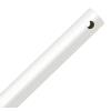 48 Inch Down Rod Length - Matte White Finish