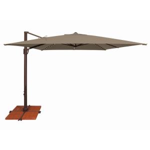 Bali Pro - 10 Foot Square Starlight Cantilever with Cross Base