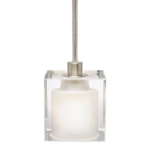 Crystal Cube - 2.5 Inch 2W 1 LED Monopoint Mini Pendant