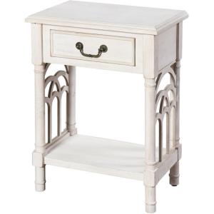 20 Inch 1 Drawer Side Table