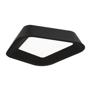 Rhonan - 34W 1 LED Flush Mount In Asymmetric Style 3 Inches Tall and 13.3 Inches Wide