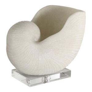 Nautilus Shell - 11 inch Sculpture - 11 inches wide by 7.5 inches deep
