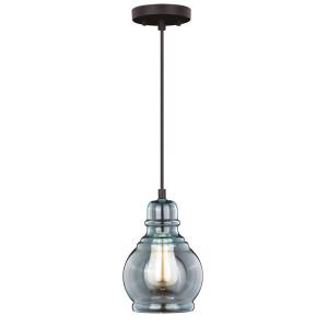 Millie 1-Light Mini Pendant in Farmhouse and Bell Style 9.5 Inches Tall and 6.25 Inches Wide